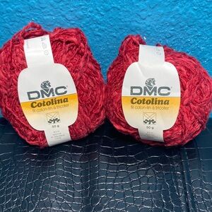 1 NWT‎ (50g) + 1 (48g) DMC Cotonina 85% Cotton 15% Linen Made in Switzerland